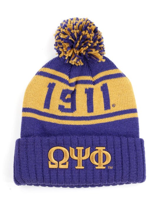 Omega Psi Phi winter Hat - Diva Starr Boutique